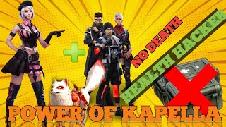 POWER OF KAPELLA MOST POWERFULL CHARACTER IN FREEFIRE KAPELLA CHARACTER ABILITY TEST💥 [upl. by Daly605]