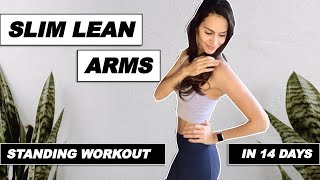 ARM WORKOUT FOR WOMEN  Lean Slim Toned Arms In 14 Days  Lose Arm Fat Beginner Friendly No Equip [upl. by Oiramrej91]