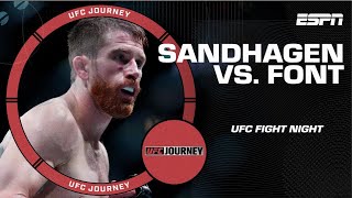 Sandhagen vs Font The closest to perfect the world’s seen 🌎  UFC Journey [upl. by Diaz]