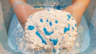 Ty d Bol Chistin Recycled Pastes and Powder 💙 Sponges Squeezing 💙 ASMR [upl. by Raseta251]