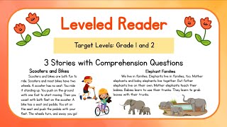 Reading for Grade 1 and Grade 2  Reading Comprehension  Learn English Through Stories Set 12 [upl. by Gilchrist]