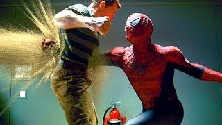 SpiderMan vs Green Goblin  First Fight Scene  SpiderMan 2002 Movie CLIP HD [upl. by Erdnoid]