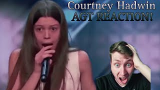 WOWOWOWOW  Courtney Hadwin – Americas Got Talent 1st Audition REACTION  2018 Viral Girl [upl. by Japheth]