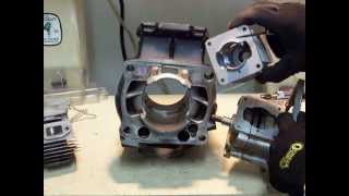 2 stroke transfer ports information along with porting and polishing tips [upl. by Greenstein]