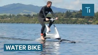 Bike Lets You Ride On Water With Ease [upl. by Aicerg]