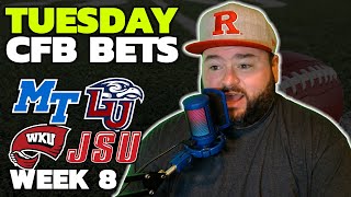 College Football Tuesday Picks Week 8 Predictions  The Sauce Network  Kyle Kirms 1017 [upl. by Philo]