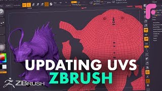 How to Update Your UVs in ZBrush  Production Essentials [upl. by Etnaled]