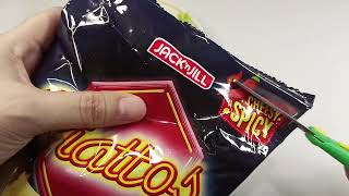 JACK N JILL PIATTOS SPICY CHEESE FLAVORED POTATO CHIPS [upl. by Nahtanoy]