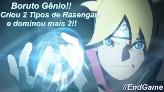 Os 4 Rasengan de Boruto Uzumaki  O Ninja Gênio Da Folha [upl. by Trainer]