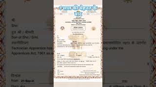 Diploma Technician  Apprenticeship certificate  After 1 year of hardwork you get this shortstory [upl. by Ekal167]