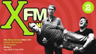 XFM The Ricky Gervais Show Series 2 Episode 15  Paul shits the bed [upl. by Ynogoham]