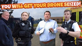 Its Illegal To Fly Your Drone Without Authorisation From The Police You Will Get It Seized [upl. by Courcy]