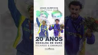 20 ANOS DA MEDALHA DE OURO DE RICARDO E EMANUEL NOS JOGOS OLÍMPICOS DE ATENAS 2004 [upl. by Jenine843]