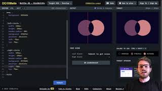 CSS Battle  15 Overlap [upl. by Akfir]