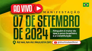 Ao vivo Manifestação de 7 de setembro de 2024 na AvPaulista [upl. by Yniatirb438]