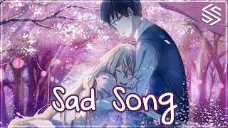 Nightcore  Sad Song Switching Vocals  Lyrics [upl. by Niwre]