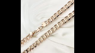 Gold plated Curb Chain 48 cm [upl. by Gnirps934]