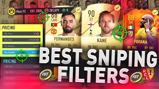 THE BEST SNIPING FILTERS 97 😍 MAKE 300K QUICKLY FIFA 22 BEST SNIPING FILTERS TO MAKE COINS [upl. by Ailaroc]