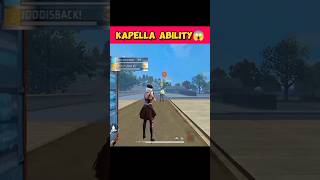 Kapella ability changes after ob45update😱shortscharacterabilityfreefirekapellacharacterabilityff [upl. by Yelyk]