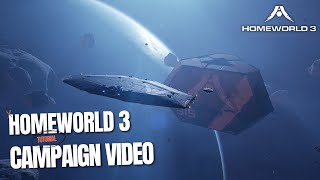 Homeworld 3 Campaign 7  Captured enemy Carriers and Repelling Incarnate Offensive Swarm at Gate [upl. by Woody]