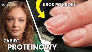 Zabieg proteinowy na paznokcie  jak używać i korzystać z Protein Base Indigo  Indigo Nails [upl. by Bruell839]