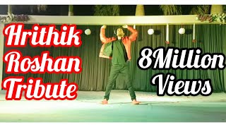 Hrithik Roshan  Dance Tribute  Stage Performance  new bollywood hrithikroshan dance youtube [upl. by Enaled]