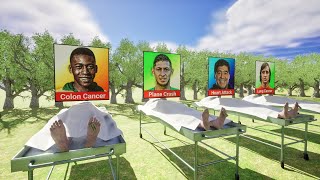 How The Greatest Football Players DIED ►3D [upl. by Acquah730]