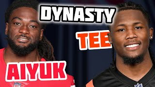 Tee Higgins amp Brandon Aiyuk dynasty value [upl. by Cobby]