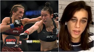 Joanna Jedrzejczyk looks back at Zhang Weili fight wants Colby Covington gone from ATT  ESPN MMA [upl. by Enois741]