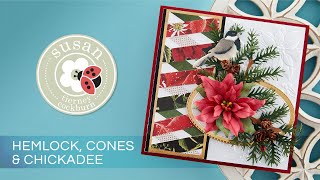 Hemlock Cones and Chickadee with Susan  Snow Garden Collection [upl. by Vandyke327]