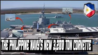 The Philippine Navys new 3200 ton corvetteHow strong is the new Philippine corvette❗❗❗ [upl. by Ahsekat889]