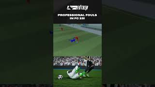 Tactical  Professional Fouls in FC 25 🟨🟥 [upl. by Ynnavoeg]