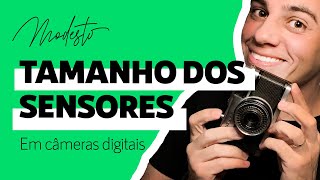 Tamanhos dos sensores em câmeras digitais [upl. by Carmena]