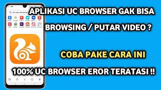 3 Cara mengatasi Uc browser Tidak bisa Memutar video dan loading error [upl. by Meeker47]