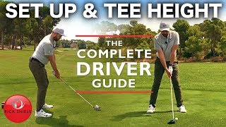 Set up and tee height for golf driver crucial tip [upl. by Dnivra17]