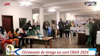 Live cérémonie de tirage au sort de la 5ème édition du CHAN Cameroun 2024 [upl. by Dylane]