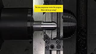 A small error at the end of the metalworking proce machine cnc process [upl. by Akoyn]