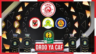 LIVE DROO YA ROBO FAINALI LIGI YA MABINGWA AFRIKA  CAFCL DRAW QUARTER FINAL 2024 [upl. by Dlonra]