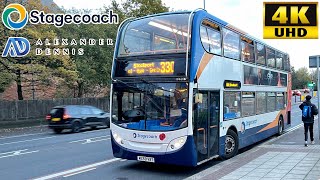 Stagecoach Manchester 330 AshtonunderLyne to Stockport via Hyde Alexander Dennis Enviro400 [upl. by Tratner121]