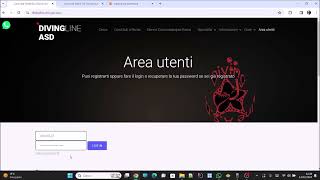 Prenotazioni attività su wwwdivinglineit [upl. by Eca]