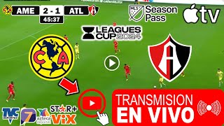 América vs Atlas en vivo donde ver a que hora juega América vs Atlas Leagues Cup Eliminatoria 32 [upl. by Raeann]