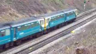 Class 143 Exiting the Cogan Tunnel towards Dinas Powys [upl. by Eydnarb869]