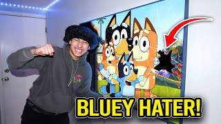 MY BROTHER RAGED OVER BLUEY HEELER FAMILY SMASHED TV [upl. by Paff]