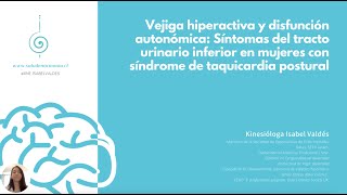 Artículo científico  Vejiga hiperactiva y disfunción autonómica [upl. by Janetta196]