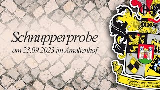 Schnupperprobe 2023  Fanfarenzug Ottheinrich [upl. by Aeslek]