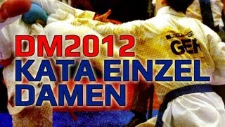 DM KARATE 2012 DKV Kata Einzel Damen Anna Müller vs Jasmin Bleul [upl. by Rebeka708]