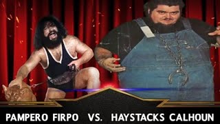 1972 Dec 30  NWA BTW  Haystacks Calhoun vs Pampero Firpo [upl. by Eiwoh]