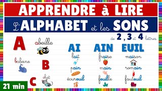 Apprendre à lire  Montessori  Lalphabet et les sons de 2 3 et 4 lettres  Exercice de lecture [upl. by Busiek]