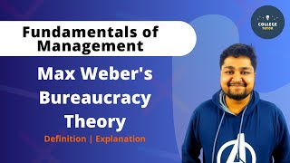 Max Webers Bureaucracy Theory  Bureaucratic Model  Fundamentals of Management [upl. by Eikram221]