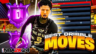 NEW UPDATED BEST SEASON 2 COMP DRIBBLE ANIMATIONS For EVERY GUARD HEIGHT FASTEST COMBOS NBA 2K24 [upl. by Dann]